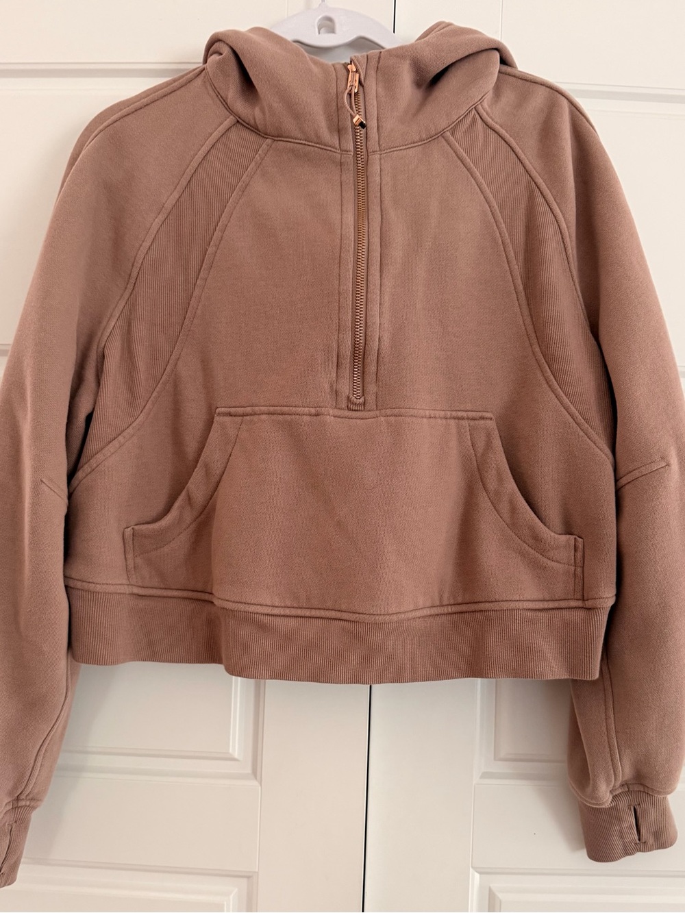 Lululemon Scuba Oversized Half-Zip Hoodie with gold size m/l - Picture 2 of 5